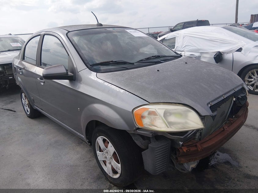 2009 CHEVROLET AVEO LT | KL1TD56E69B399491 | UPCARS