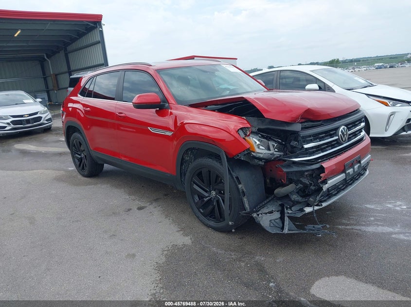 2022 VOLKSWAGEN ATLAS CROSS SPORT 2.0T SE W/TECHNOLOGY | 1V2KC2CA3NC211634 | UPCARS