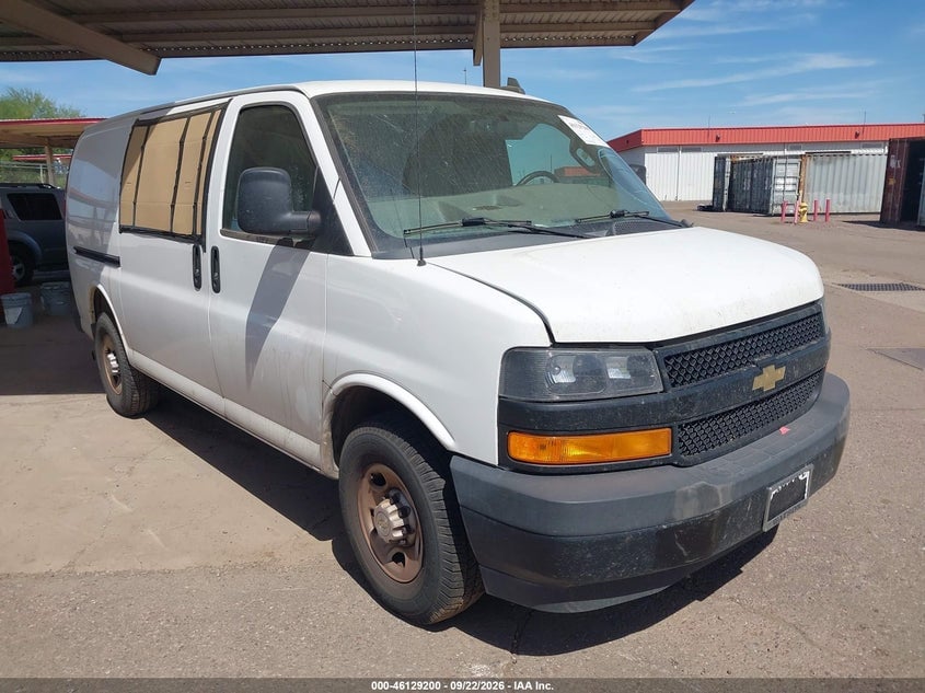 2020 CHEVROLET EXPRESS CARGO RWD 2500 REGULAR WHEELBASE WT | 1GCWGAFP6L1272650 | UPCARS