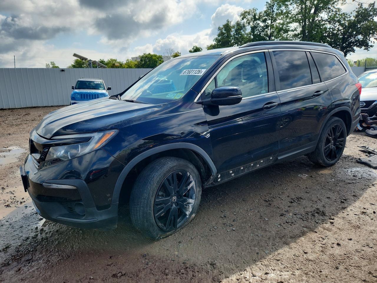 2022 HONDA PILOT SE | 5FNYF6H22NB041023 | UPCARS