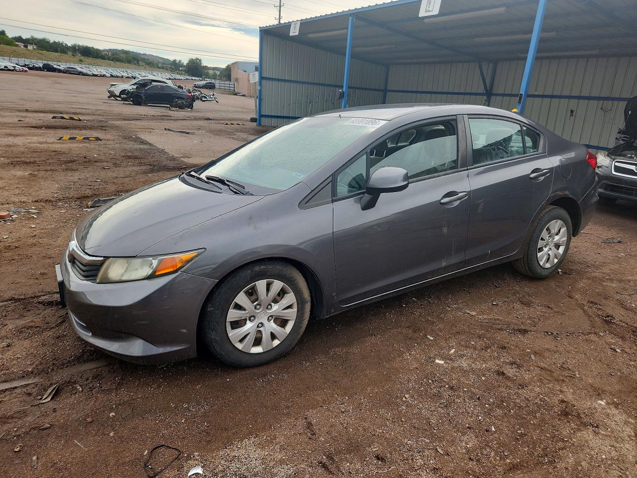 2012 HONDA CIVIC LX | 2HGFB2F58CH583244 | UPCARS