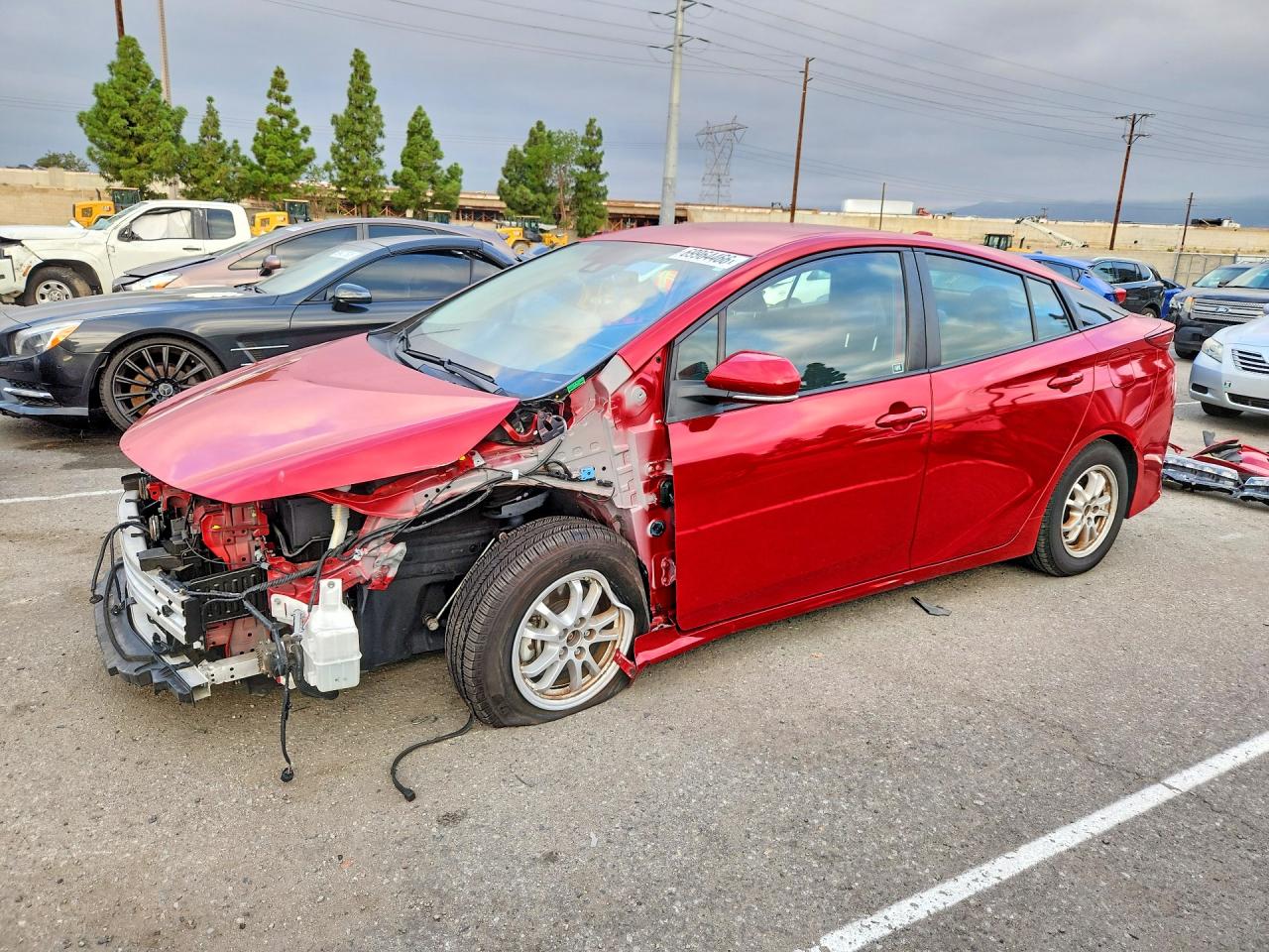 2021 TOYOTA PRIUS XLE | JTDKAMFP5M3185880 | UPCARS