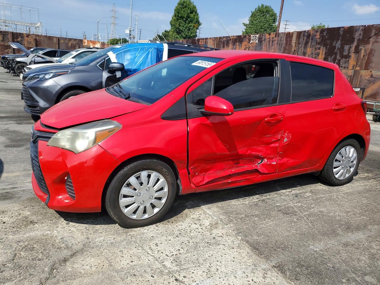 2015 TOYOTA YARIS 5-DOOR L | VNKKTUD37FA041330 | UPCARS