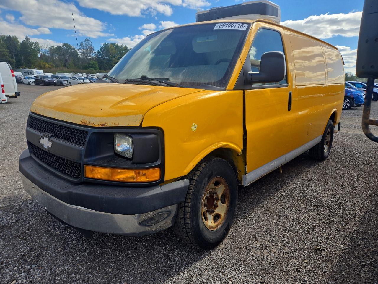 2015 CHEVROLET EXPRESS 35 REFRIGERATED DELIVERY VAN | 1GCZGTCF2F1135536 | UPCARS