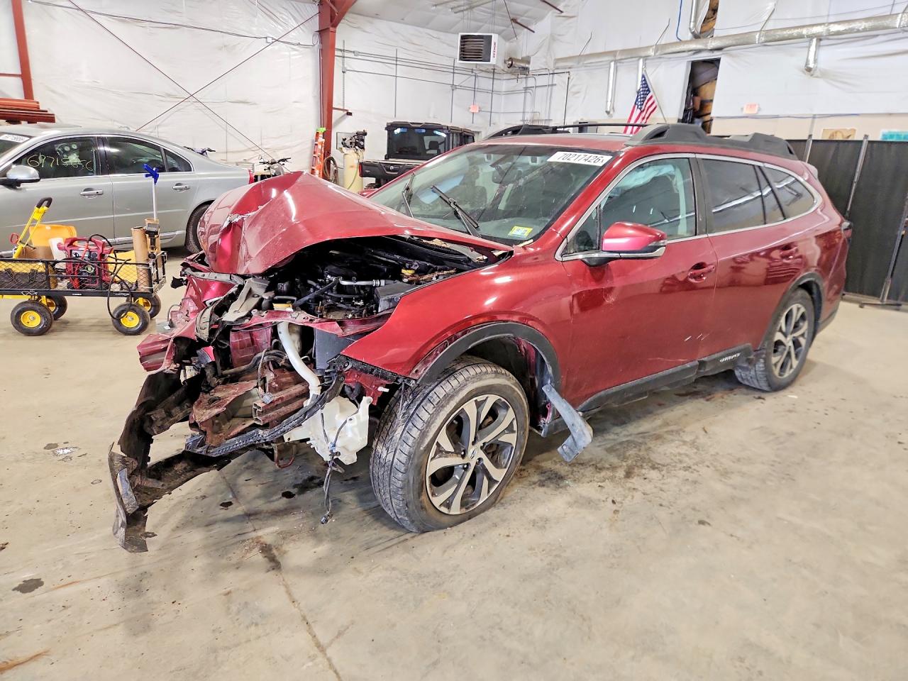 2021 SUBARU OUTBACK LIMITED | 4S4BTANC4M3195609 | UPCARS