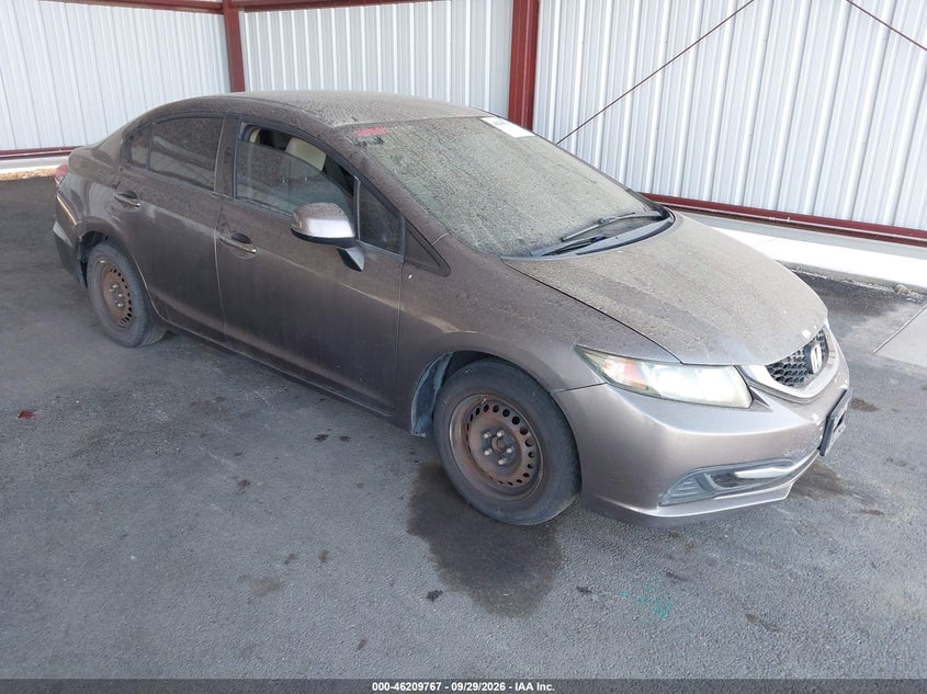2013 HONDA CIVIC LX | 19XFB2F52DE218652 | UPCARS