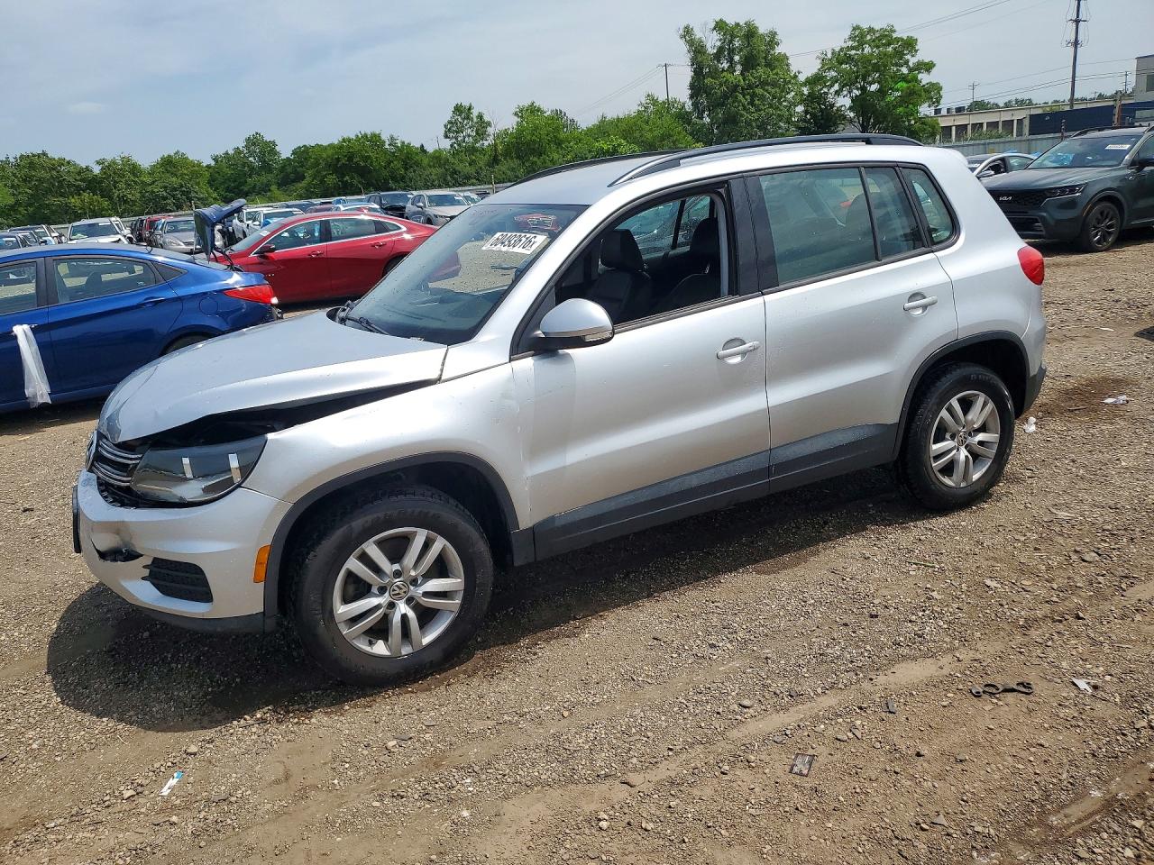 2017 VOLKSWAGEN TIGUAN S | WVGBV7AX5HW512727 | UPCARS