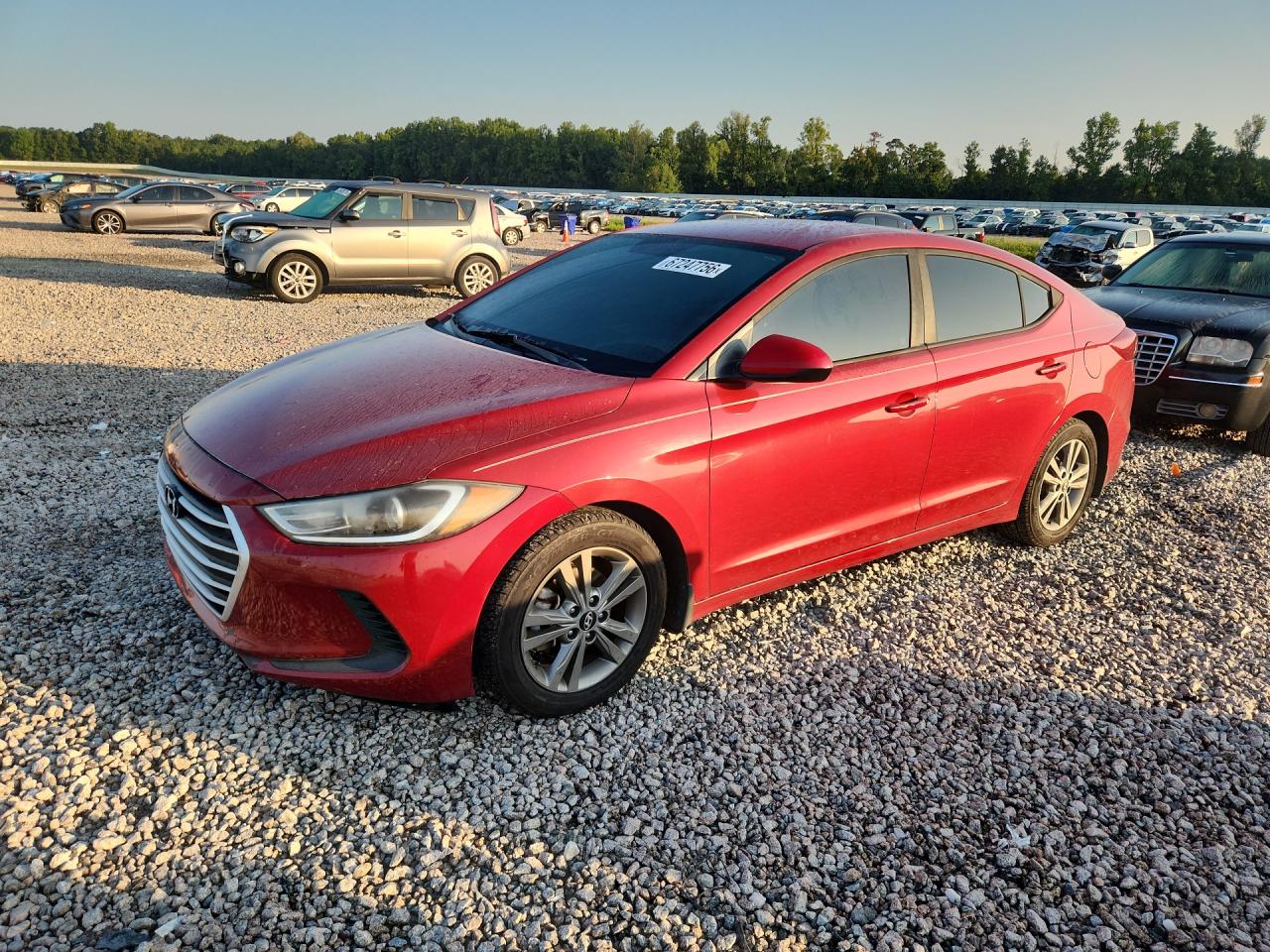 2017 HYUNDAI ELANTRA SE | KMHD84LFXHU401461 | UPCARS