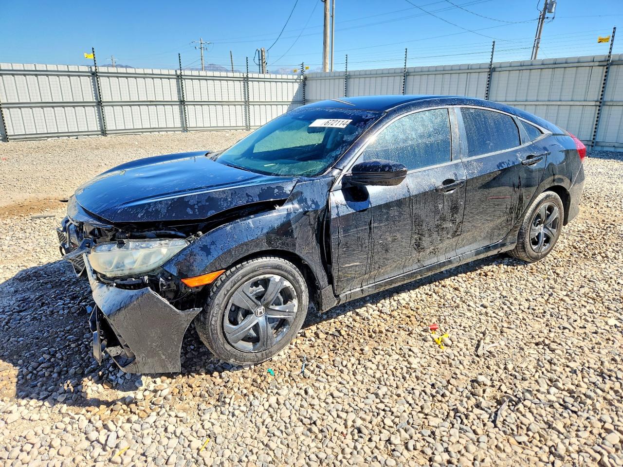 2017 HONDA CIVIC LX | 2HGFC2F64HH529467 | UPCARS