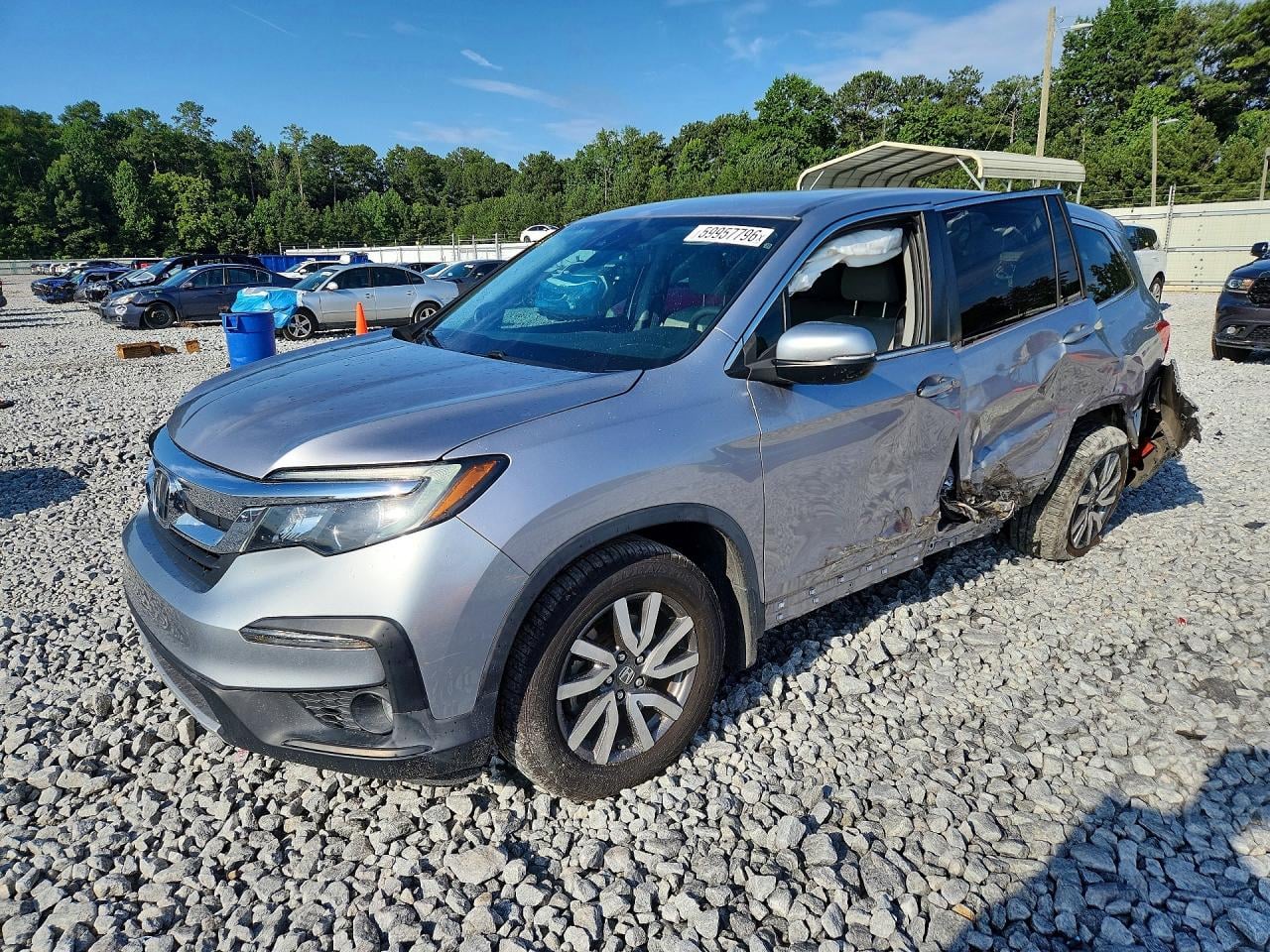2021 HONDA PILOT EX | 5FNYF5H3XMB014413 | UPCARS