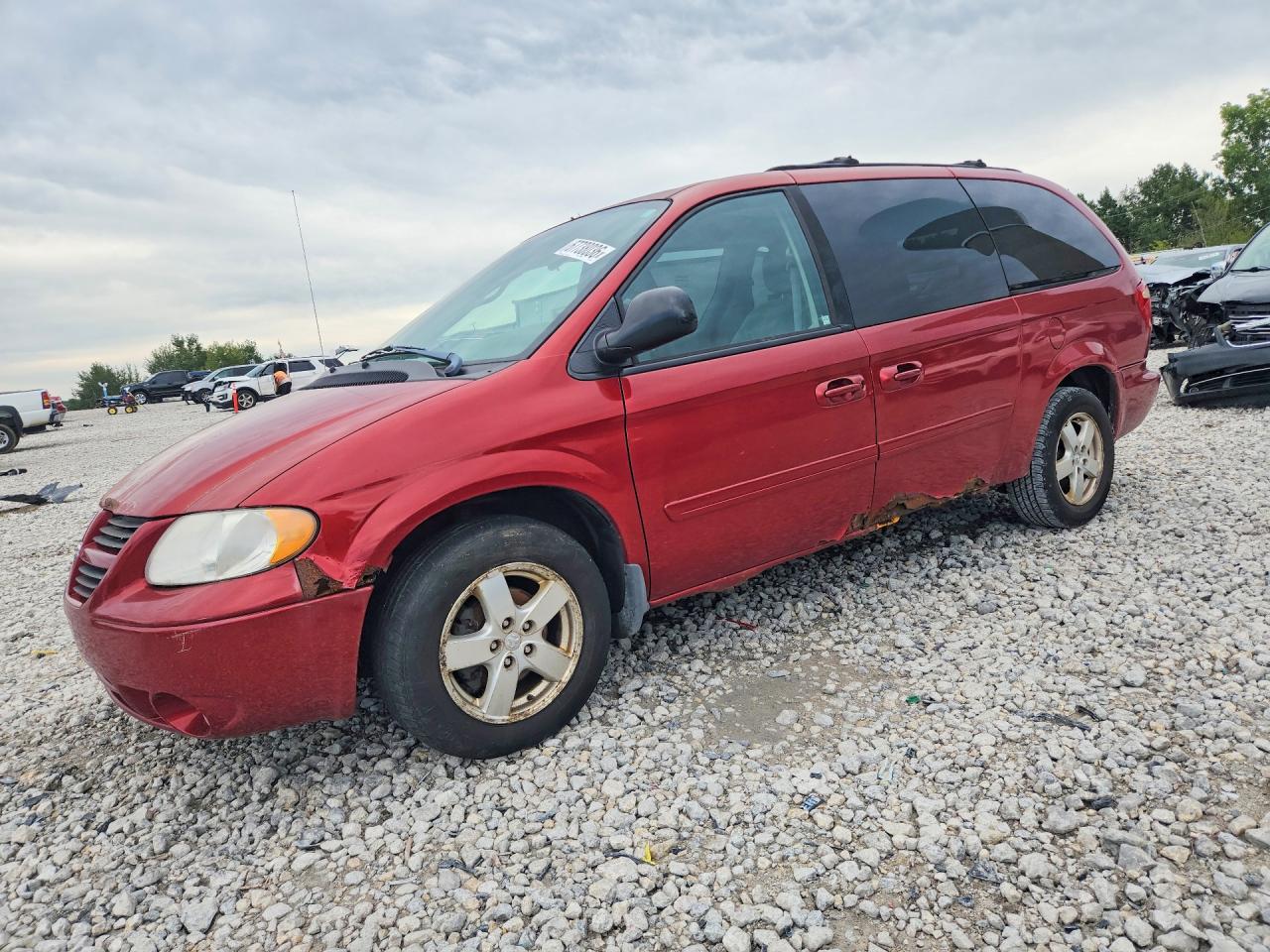 2007 DODGE CARAVAN SXT | 2D4GP44LX7R111129 | UPCARS