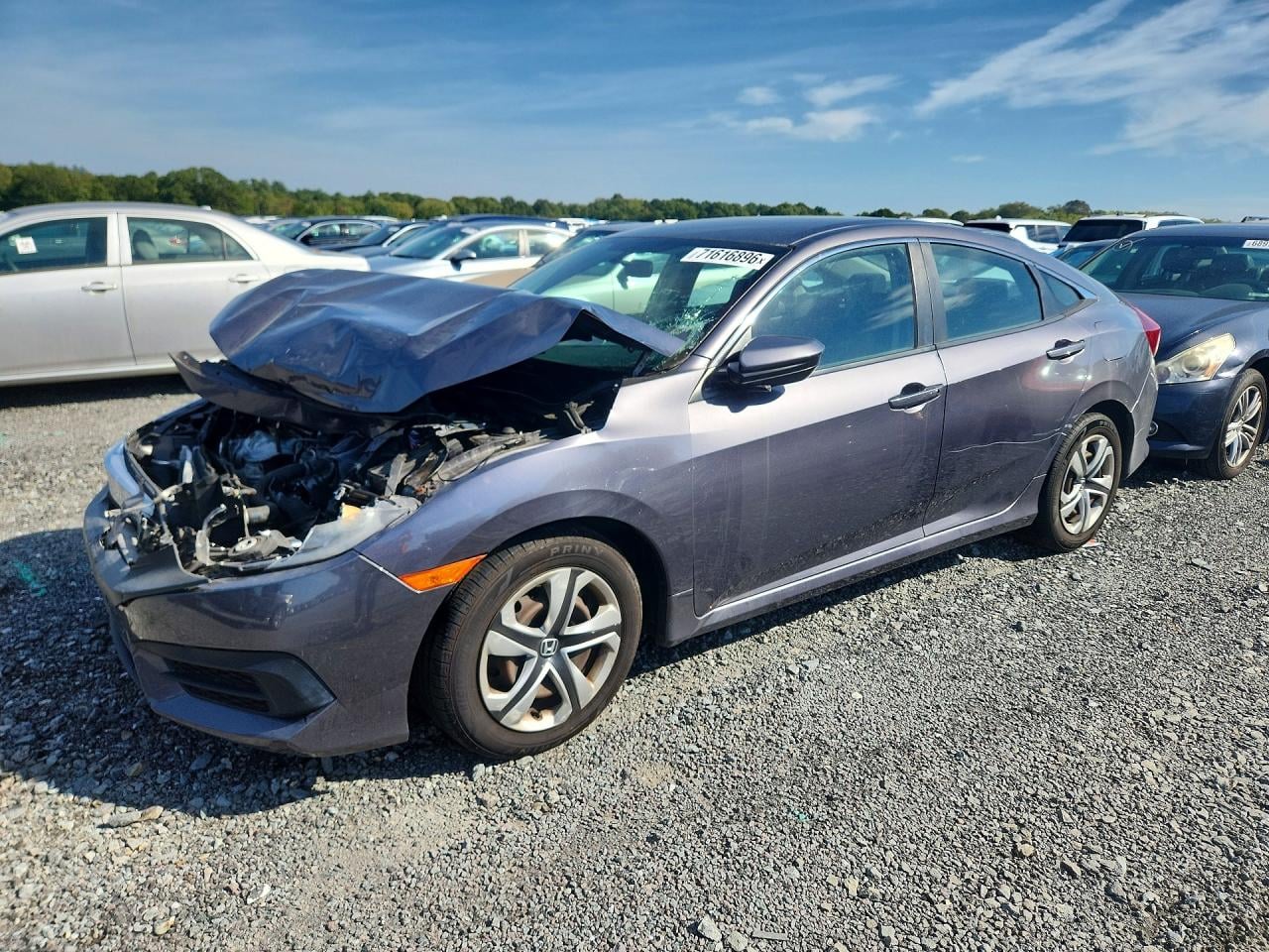 2016 HONDA CIVIC LX | 19XFC2F53GE205247 | UPCARS