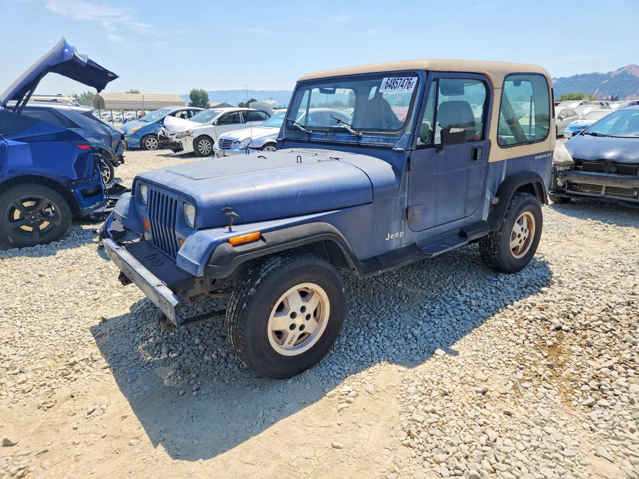 1991 JEEP WRANGLER | 2J4FY29S0MJ144512 | UPCARS