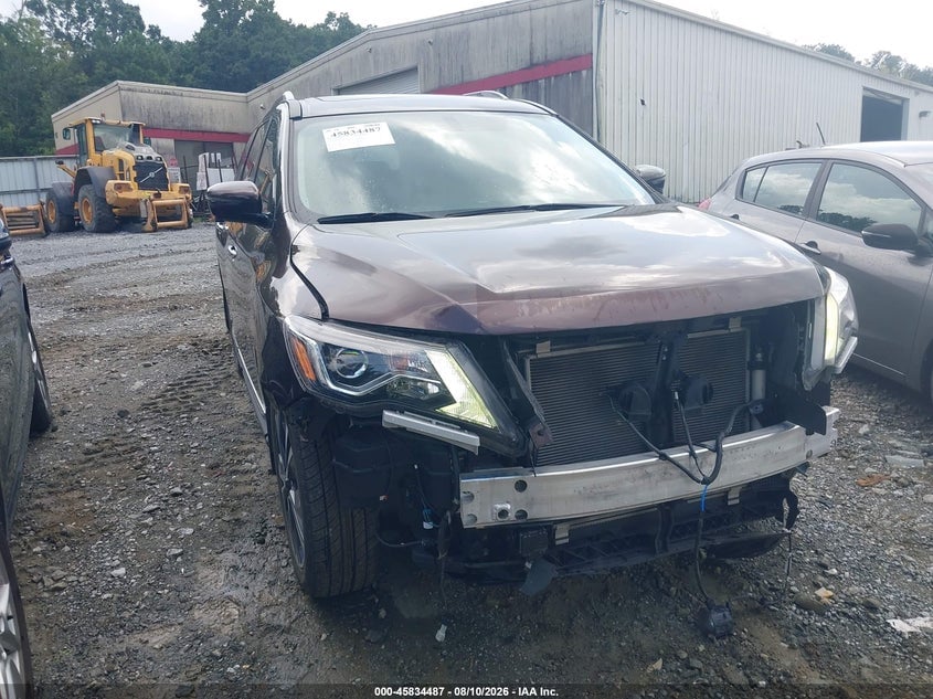 2019 NISSAN PATHFINDER PLATINUM | 5N1DR2MN2KC588232 | UPCARS