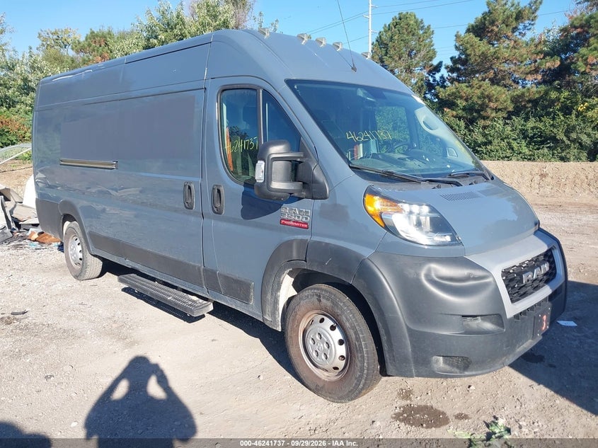 2020 RAM PROMASTER 3500 CARGO VAN HIGH ROOF 159 WB EXT | 3C6URVJG7LE117514 | UPCARS