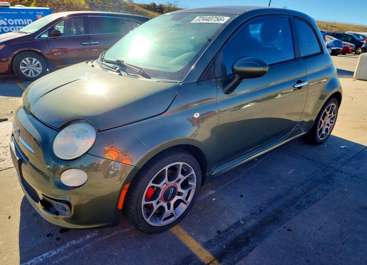 2012 FIAT 500 SPORT | 3C3CFFBR3CT115665 | UPCARS