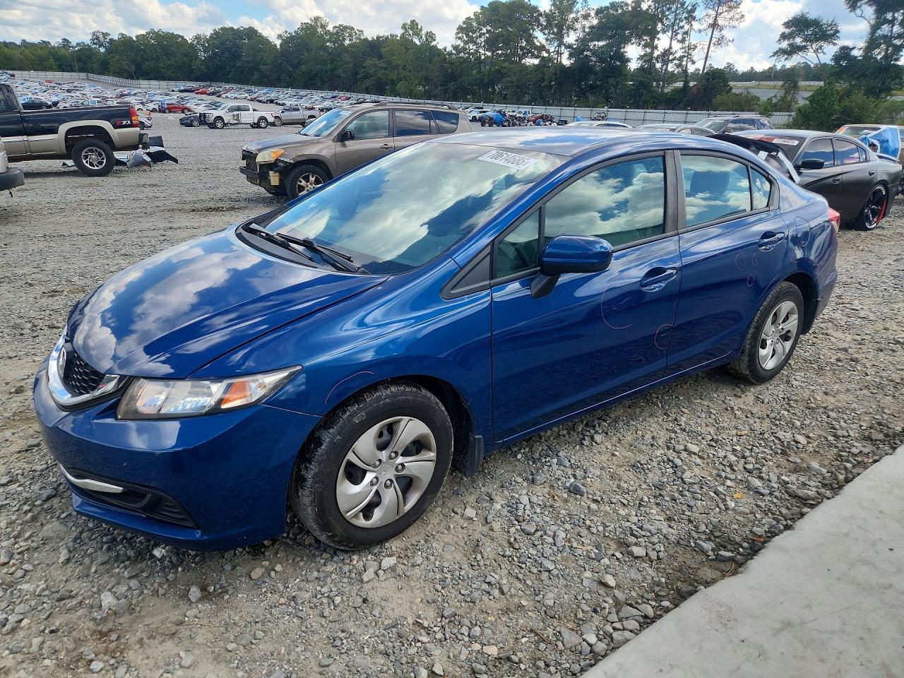 2014 HONDA CIVIC LX | 19XFB2F53EE023869 | UPCARS