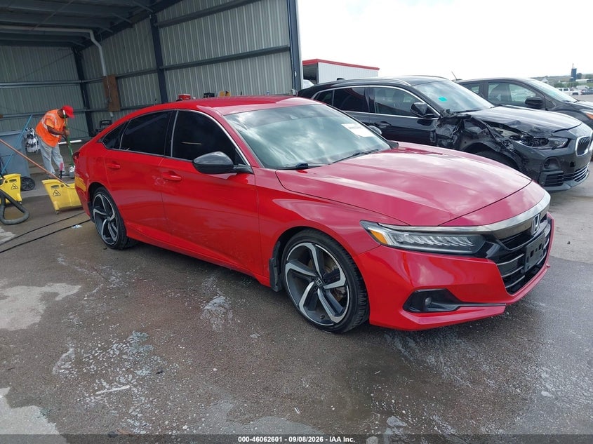 2021 HONDA ACCORD SPORT | 1HGCV1F38MA026272 | UPCARS