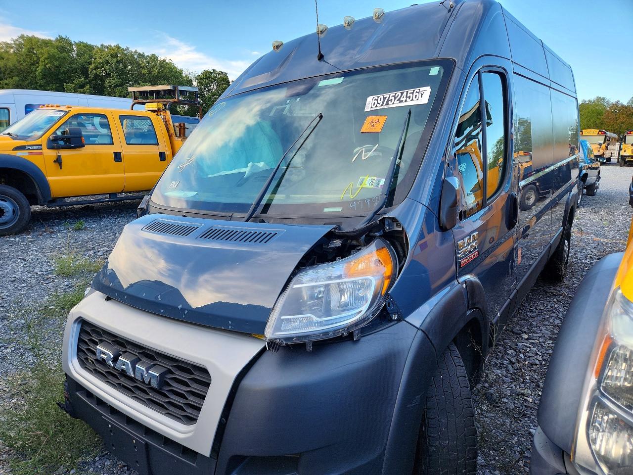2019 RAM PROMASTER DELIVERY VAN | 3C6TRVDG8KE514798 | UPCARS