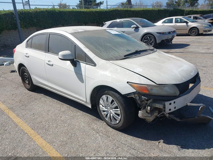2012 HONDA CIVIC LX | 19XFB2F57CE014363 | UPCARS