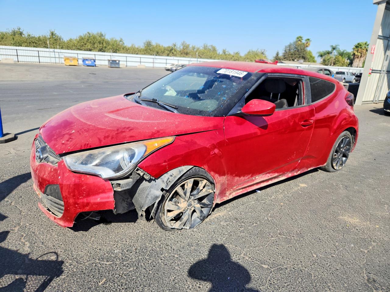 2017 HYUNDAI VELOSTER BASE | KMHTC6AD1HU321604 | UPCARS