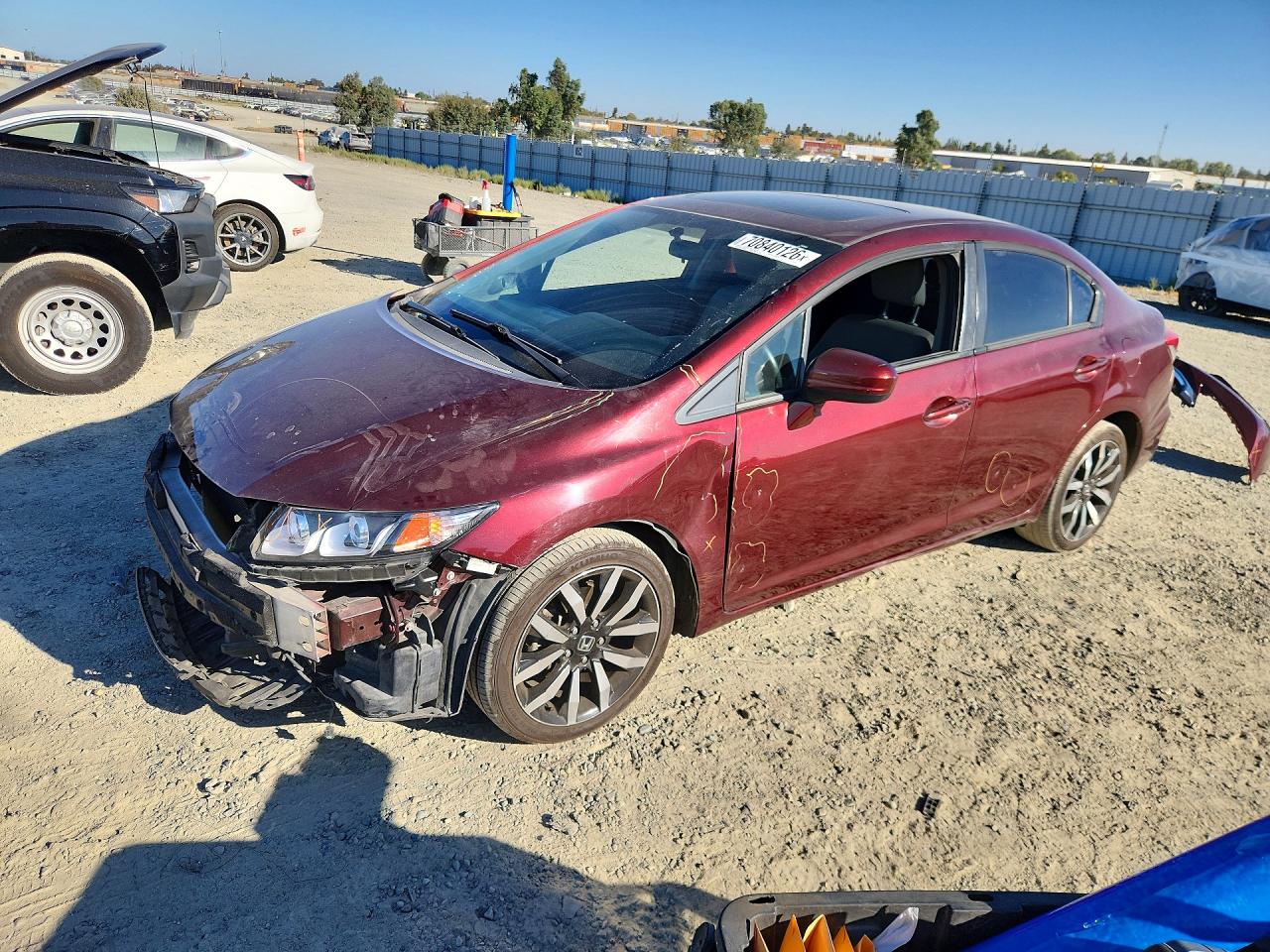 2015 HONDA CIVIC EXL | 19XFB2F96FE203366 | UPCARS