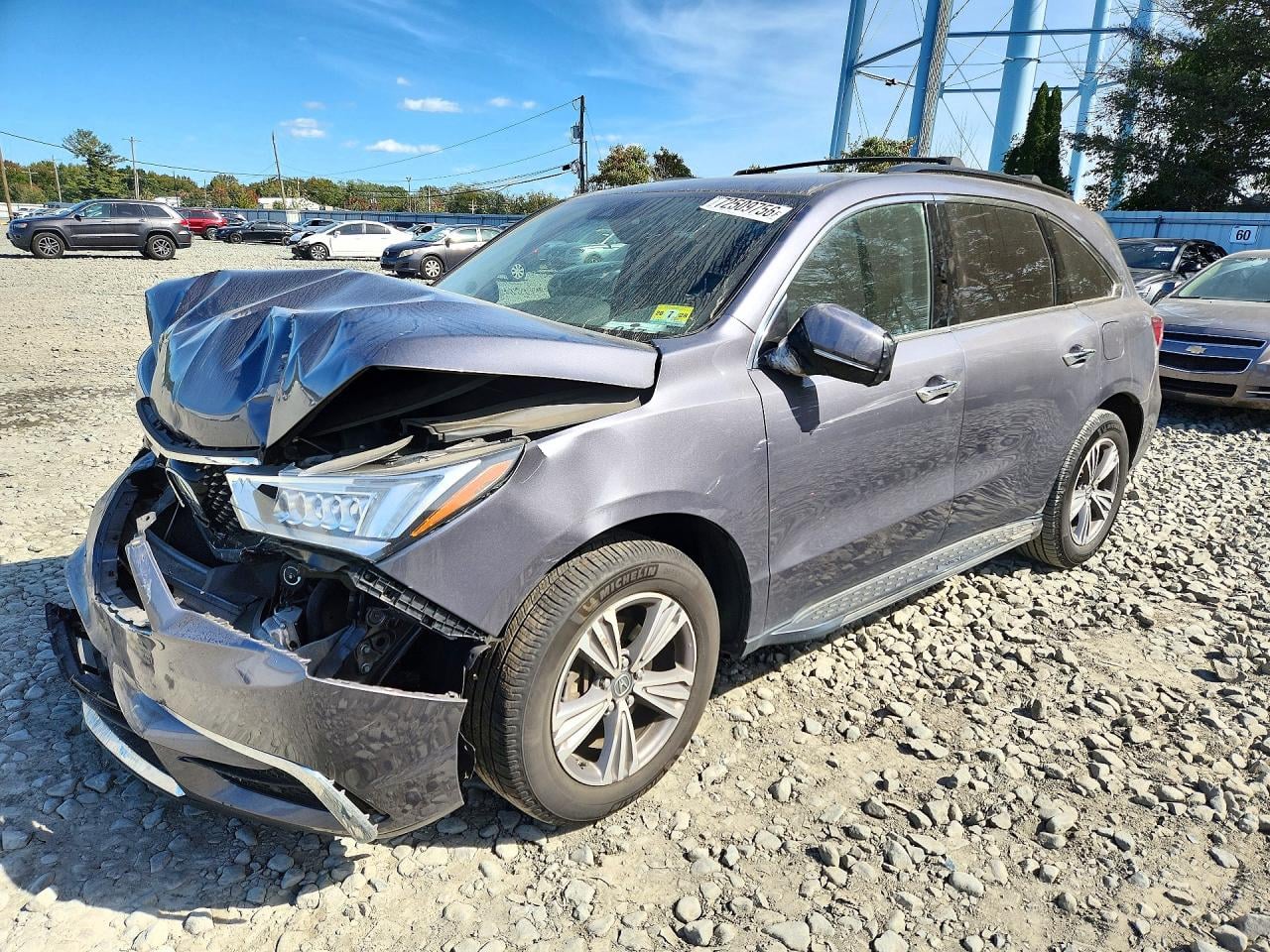 2019 ACURA MDX | 5J8YD4H38KL036714 | UPCARS