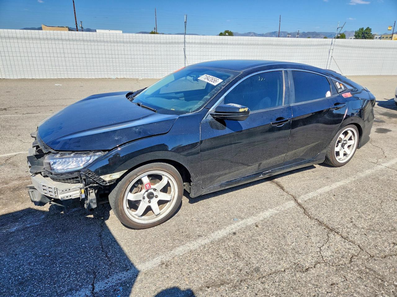 2017 HONDA CIVIC LX | 2HGFC2F57HH576600 | UPCARS