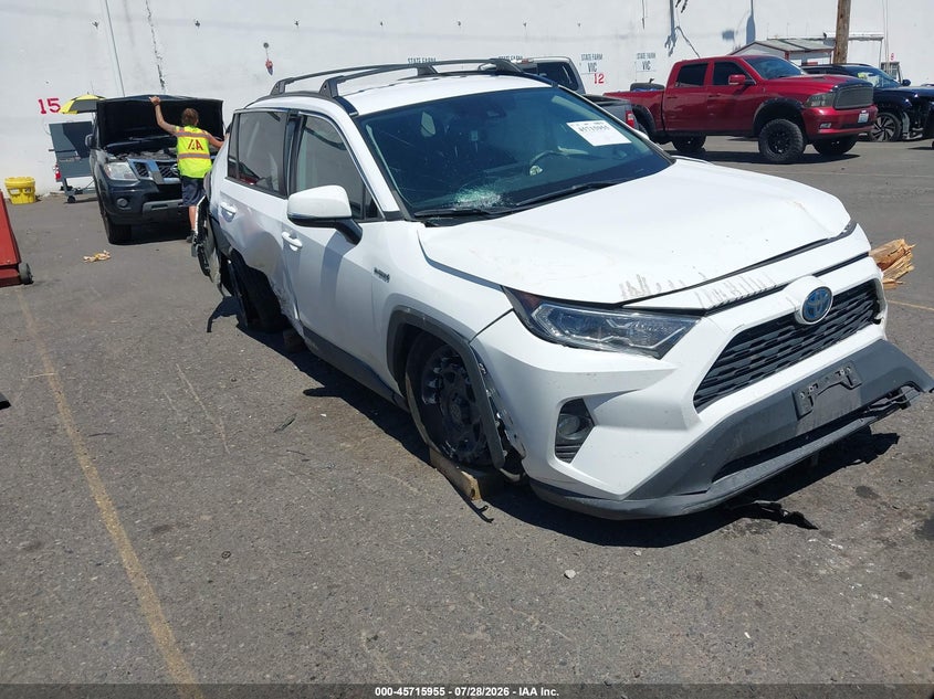 2021 TOYOTA RAV4 HYBRID XLE | 4T3RWRFV7MU045659 | UPCARS