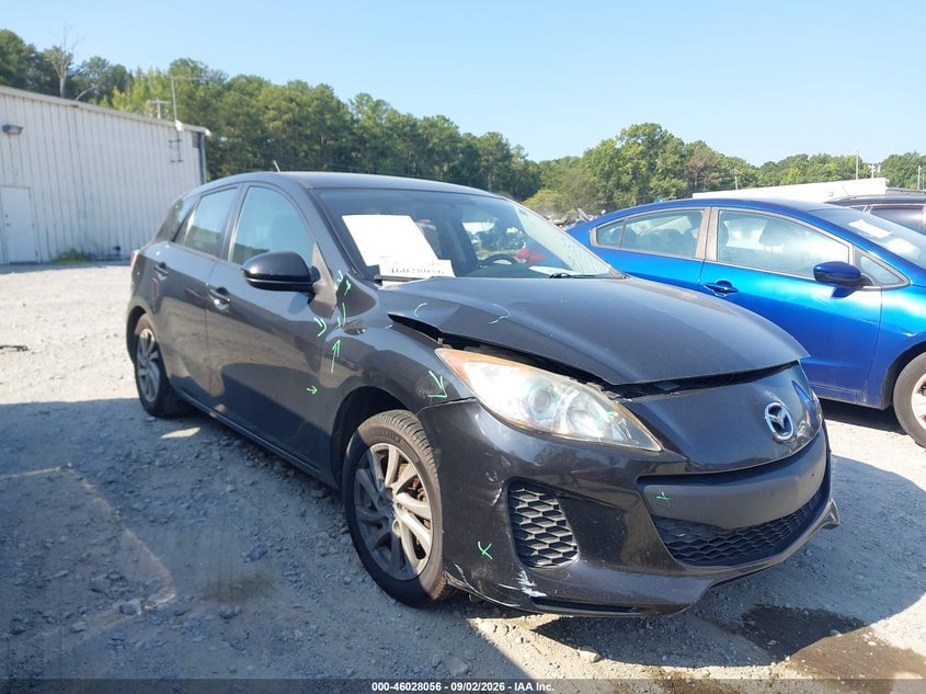 2012 MAZDA MAZDA3 I TOURING | JM1BL1L83C1677498 | UPCARS