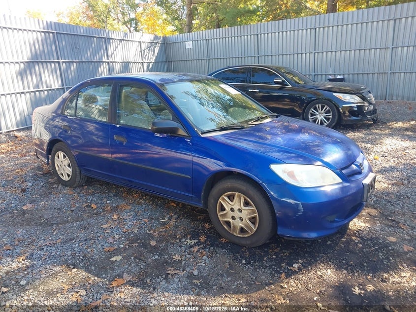 2005 HONDA CIVIC VP | 2HGES16415H534435 | UPCARS