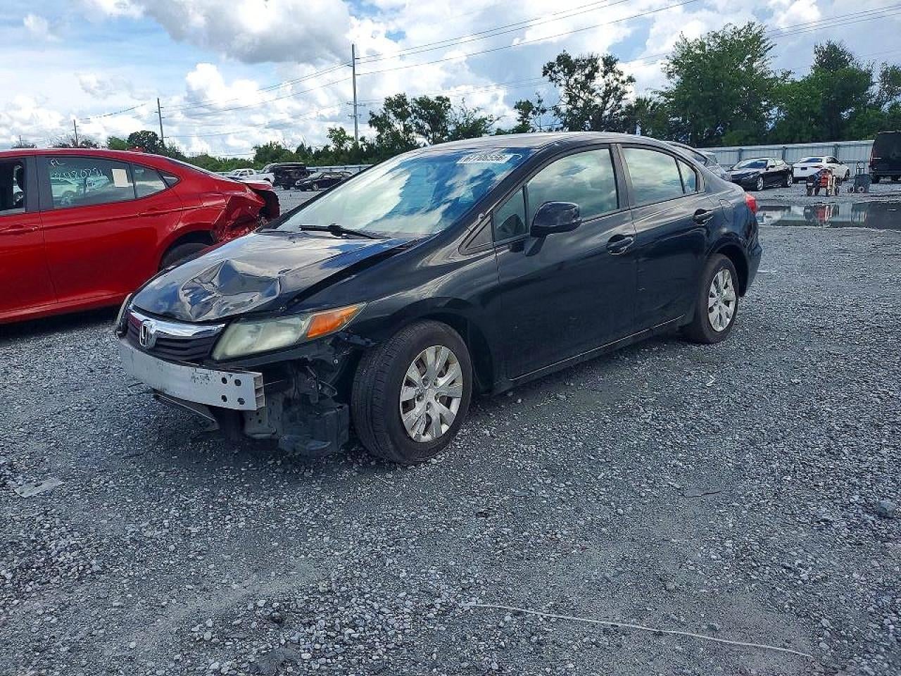 2012 HONDA CIVIC LX | 19XFB2F5XCE053187 | UPCARS
