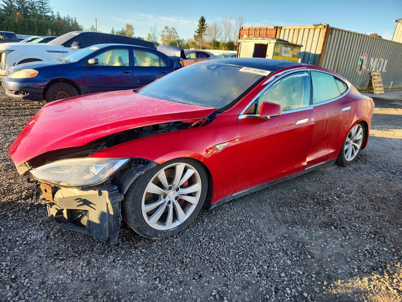 2014 TESLA MODEL S | 5YJSA1H25EFP64100 | UPCARS