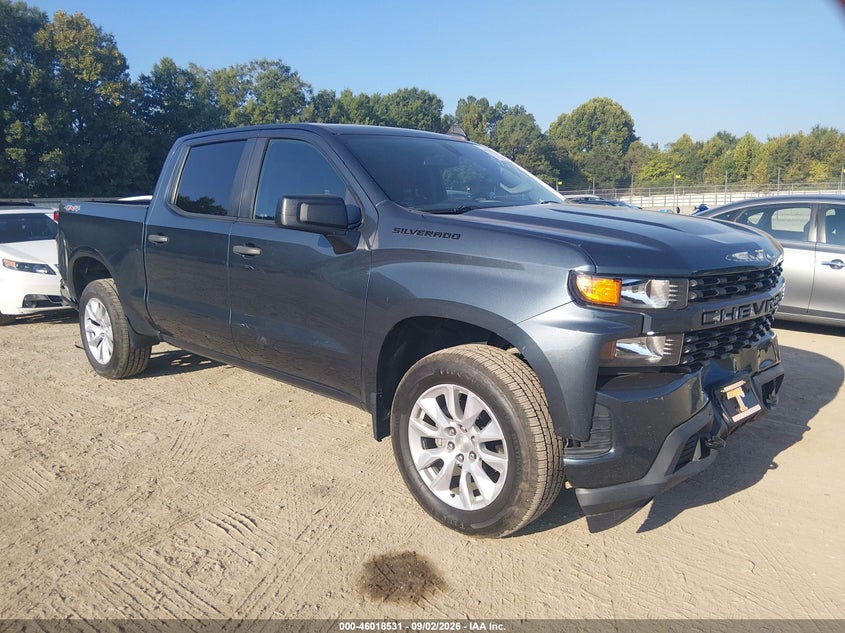 2021 CHEVROLET SILVERADO 1500 4WD  SHORT BED CUSTOM | 3GCPYBEK9MG159677 | UPCARS