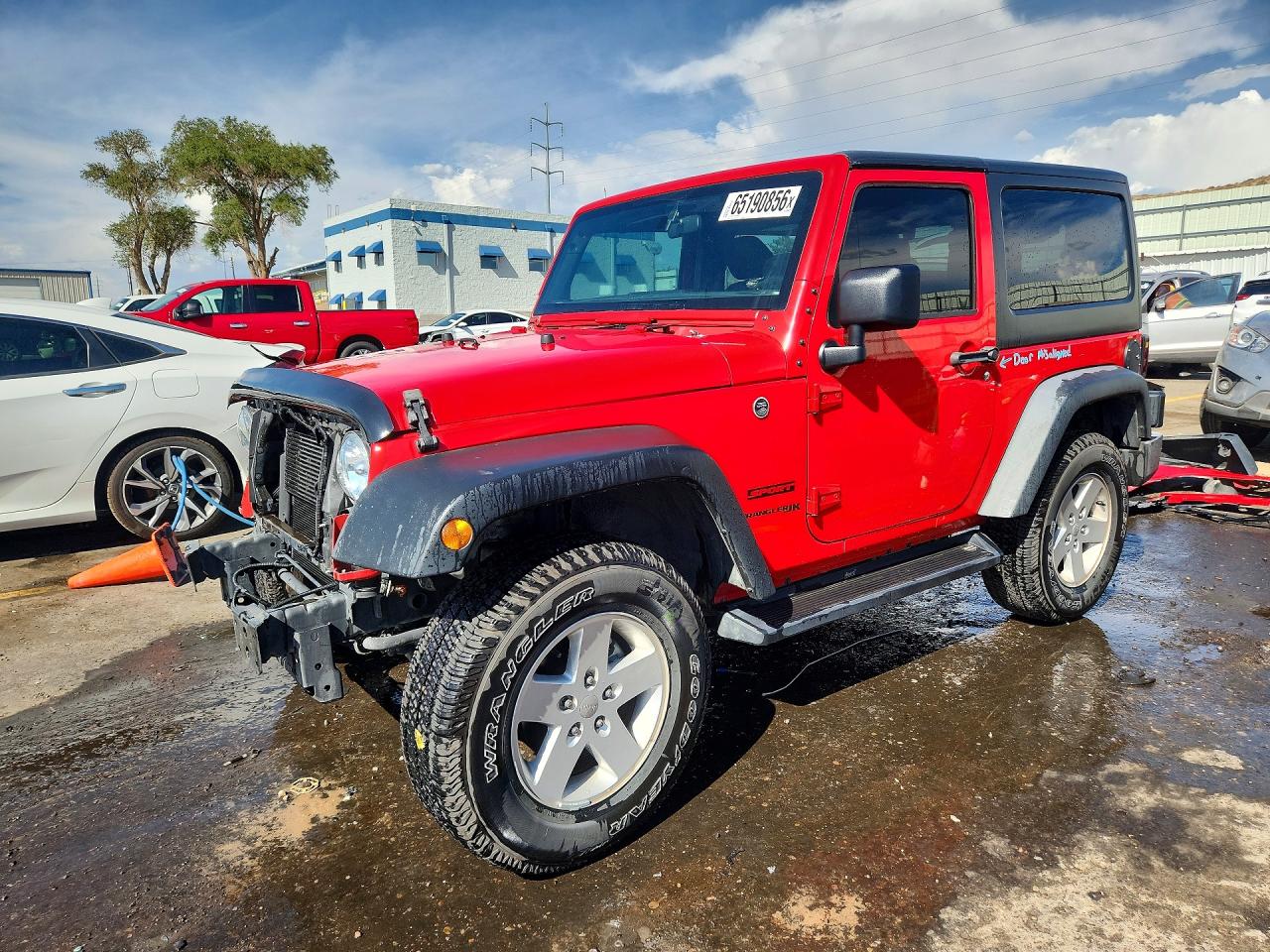 2018 JEEP WRANGLER SPORT | 1C4GJWAG4JL922393 | UPCARS