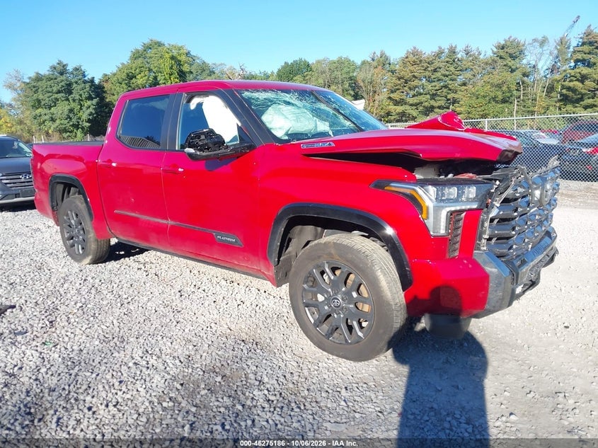2025 TOYOTA TUNDRA HYBRID PLATINUM HYBRID CREWMAX 5.5' BED | 5TFNC5DBXSX099488 | UPCARS