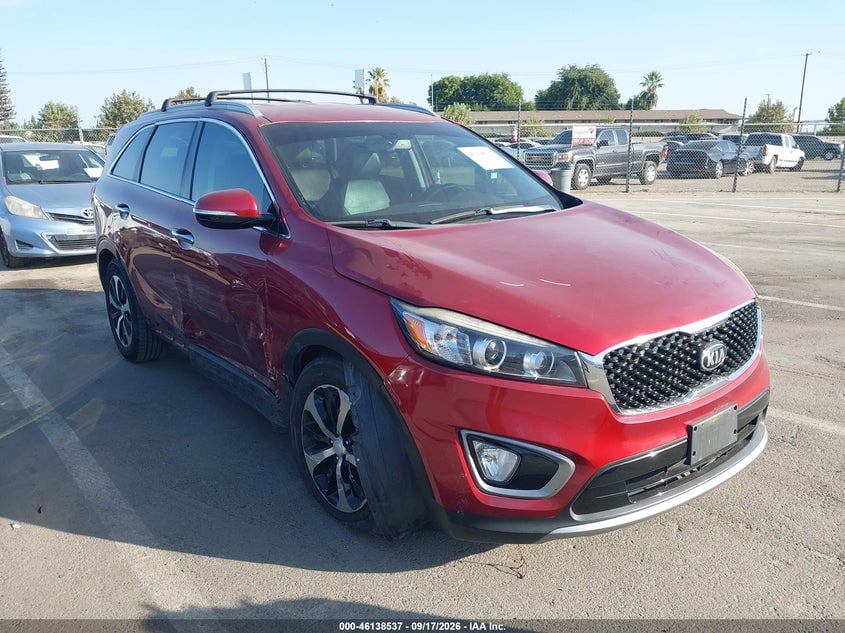 2016 KIA SORENTO 3.3L EX | 5XYPH4A5XGG153465 | UPCARS