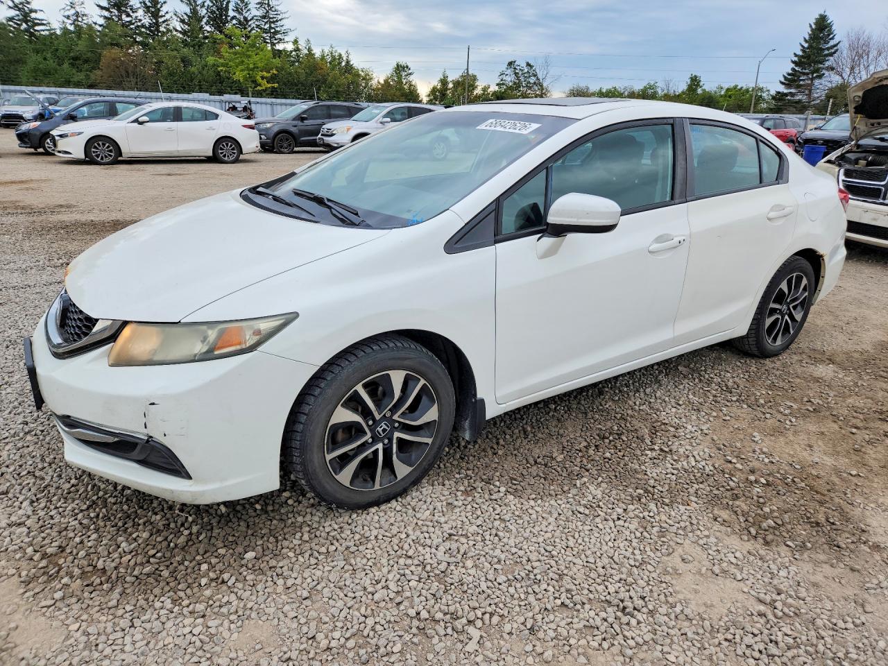 2015 HONDA CIVIC LX | 2HGFB2F58FH053831 | UPCARS