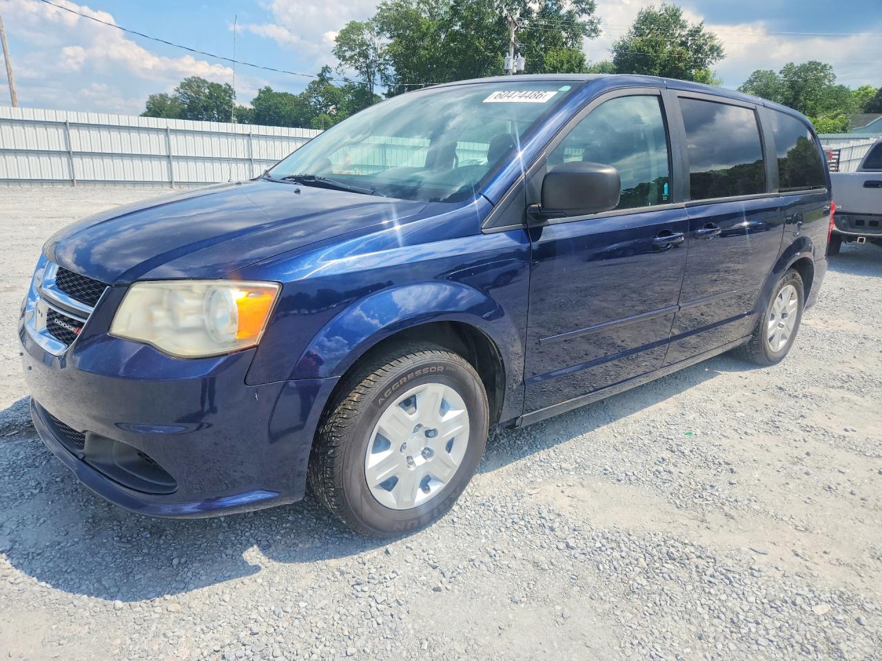2012 DODGE CARAVAN SE | 2C4RDGBG3CR414799 | UPCARS