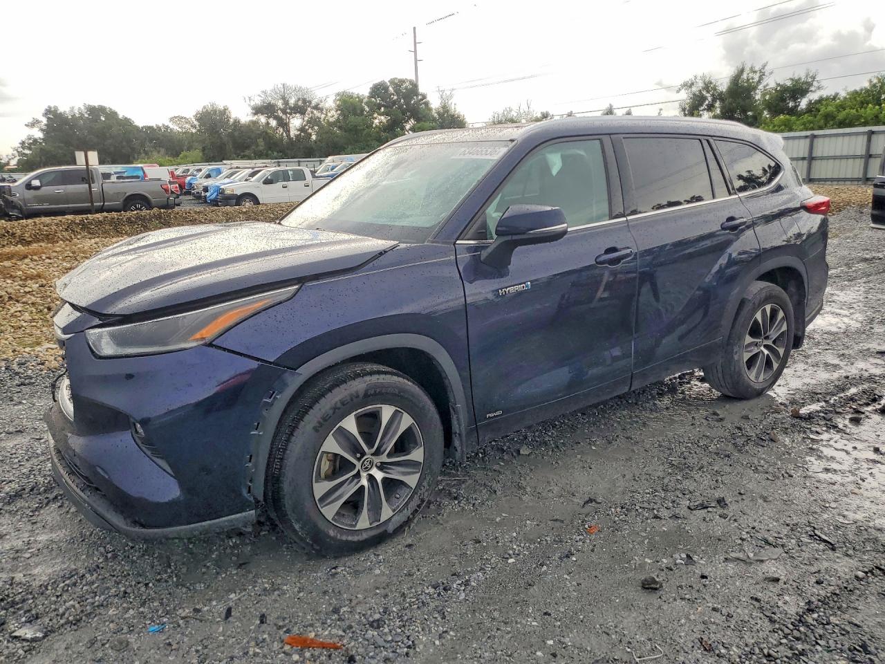 2021 TOYOTA HIGHLANDER HYBRID XLE | 5TDGBRCHXMS064001 | UPCARS