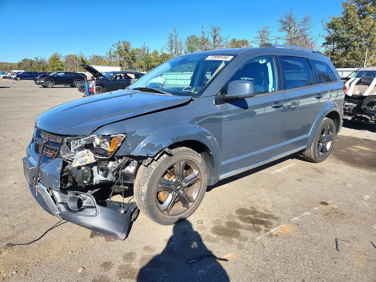 2018 DODGE JOURNEY CROSSROAD | 3C4PDCGG8JT375825 | UPCARS
