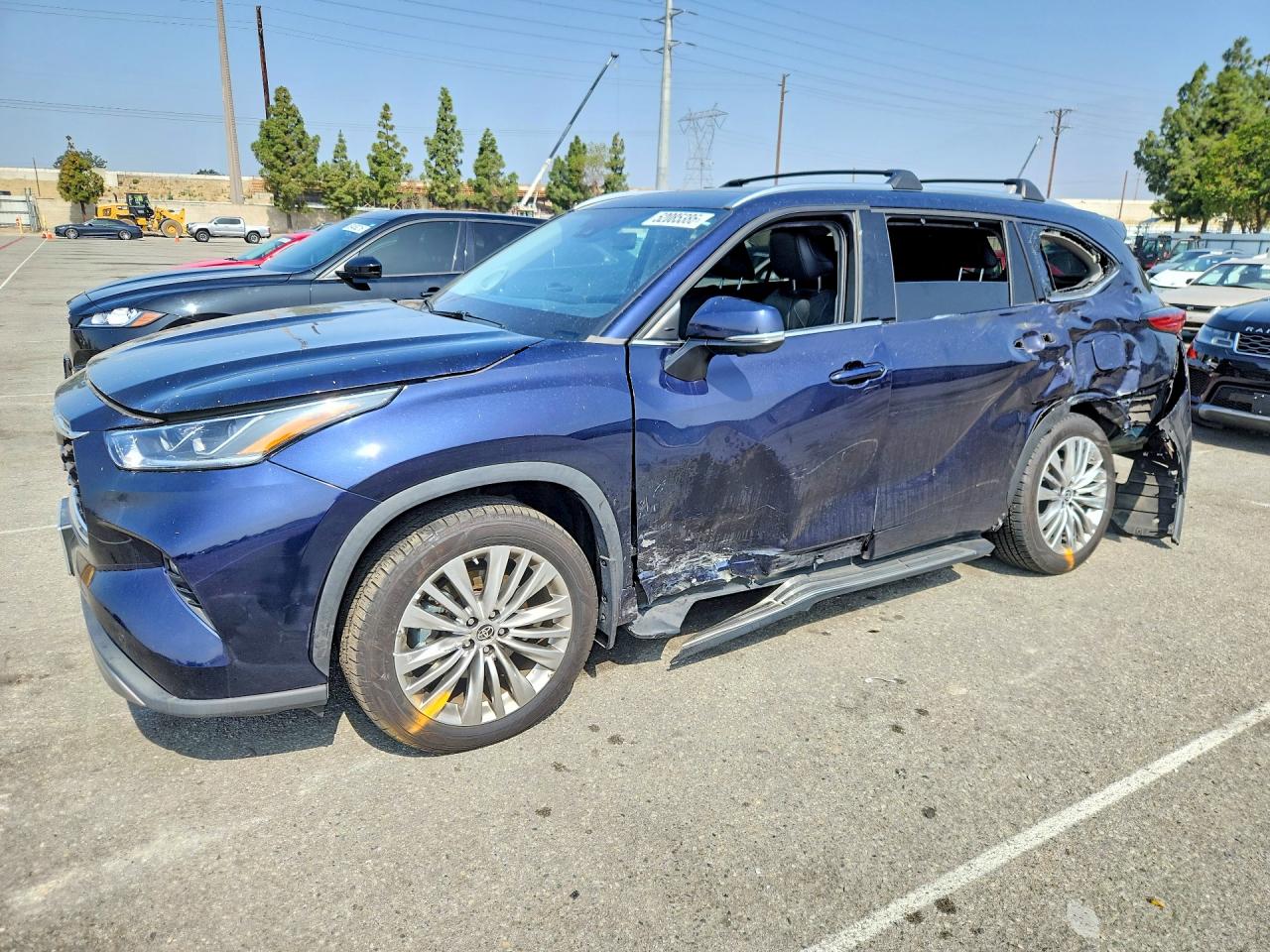 2023 TOYOTA HIGHLANDER HYBRID PLATINUM | 5TDFARAH3PS019990 | UPCARS