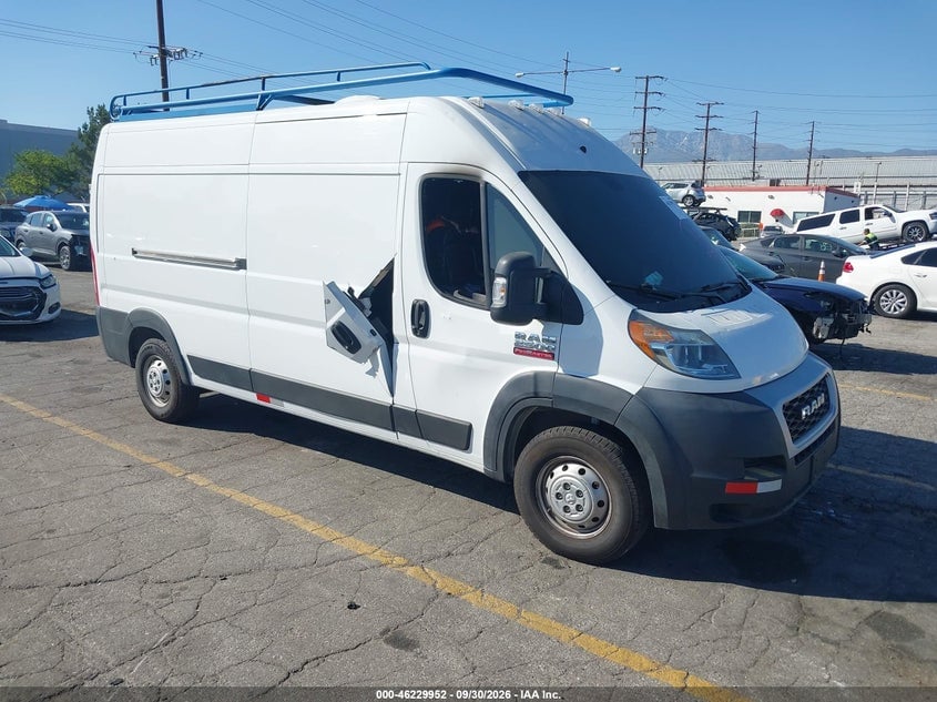 2019 RAM PROMASTER 2500 HIGH ROOF 159 WB | 3C6TRVDG9KE531139 | UPCARS