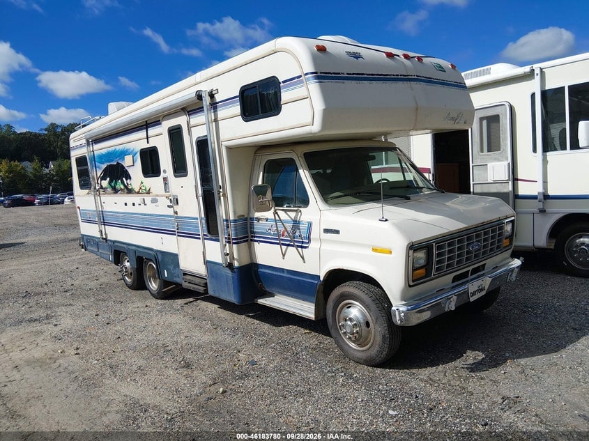 1992 FORD ECONOLIN E350 CUTAWAY VAN | 1FDKE30G2MHB24752 | UPCARS