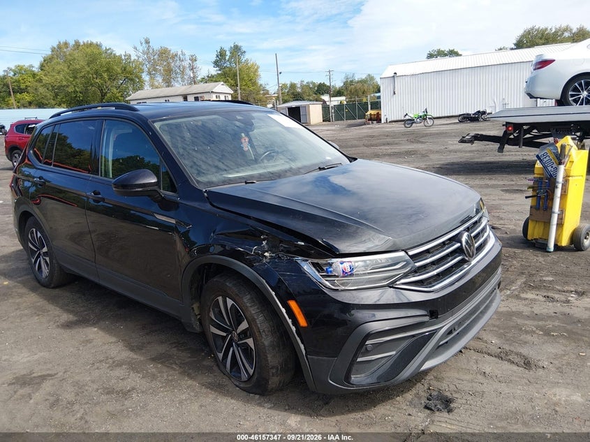 2022 VOLKSWAGEN TIGUAN 2.0T S | 3VV0B7AX1NM031388 | UPCARS