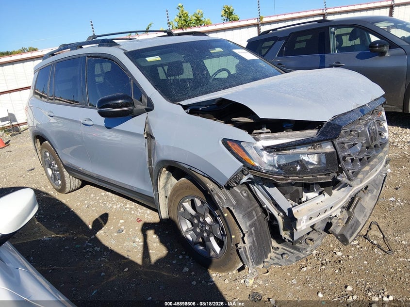 2022 HONDA PASSPORT AWD TRAILSPORT | 5FNYF8H6XNB025490 | UPCARS