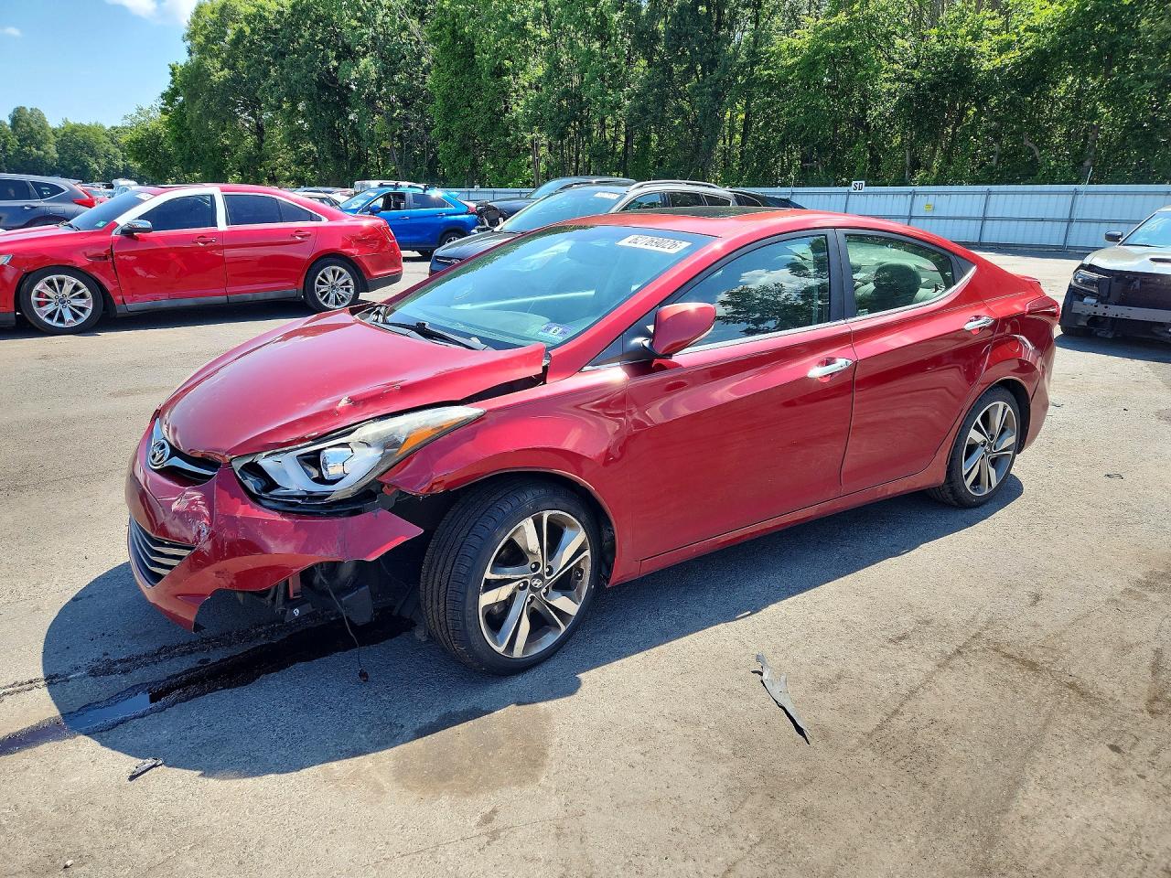 2014 HYUNDAI ELANTRA LIMITED | 5NPDH4AE1EH508516 | UPCARS
