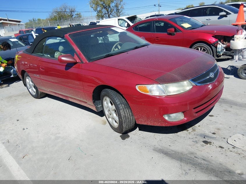 2001 TOYOTA CAMRY SOLARA SLE V6 | 2T1FF22P51C474757 | UPCARS