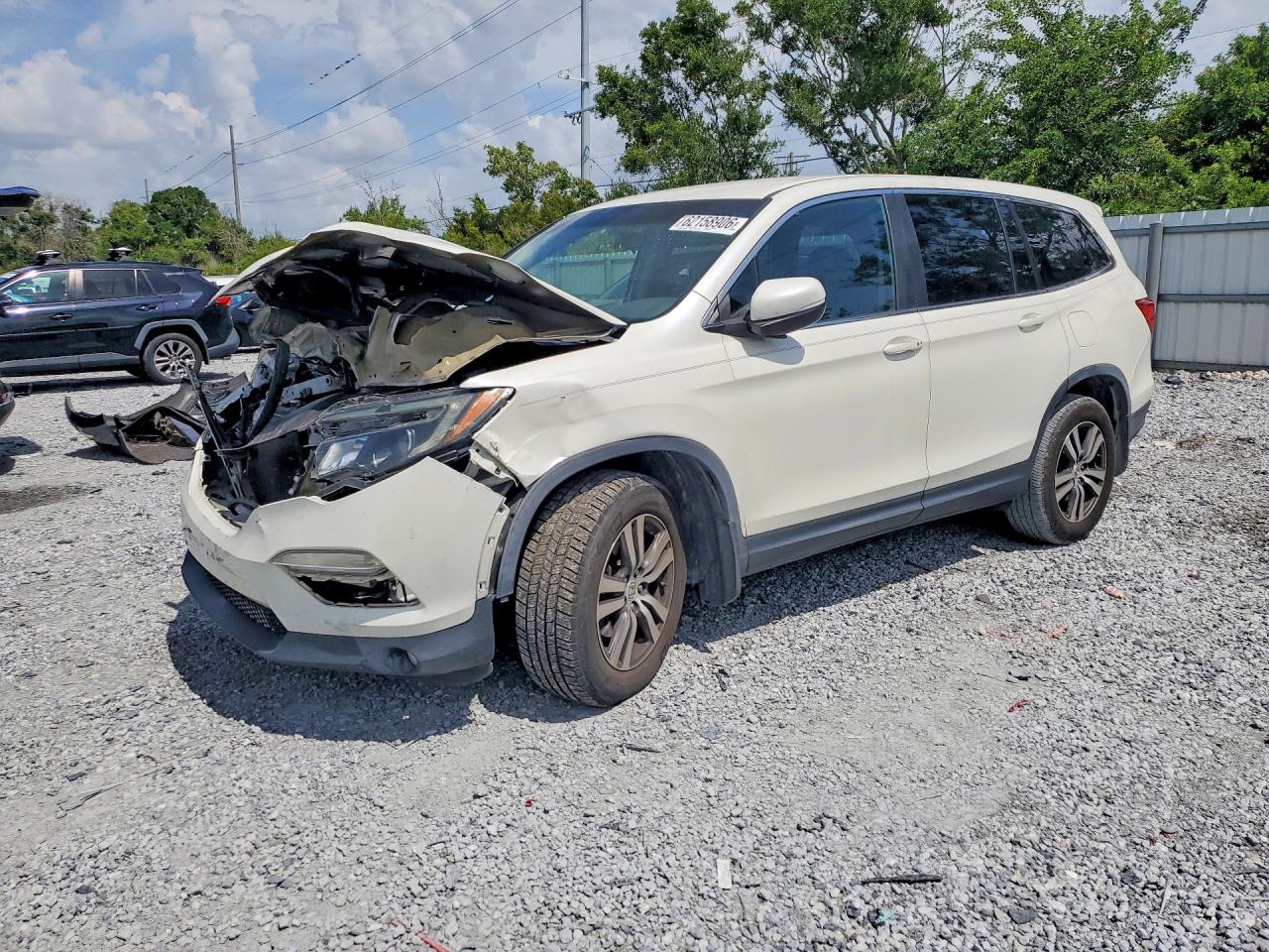 2017 HONDA PILOT EX | 5FNYF5H32HB046374 | UPCARS