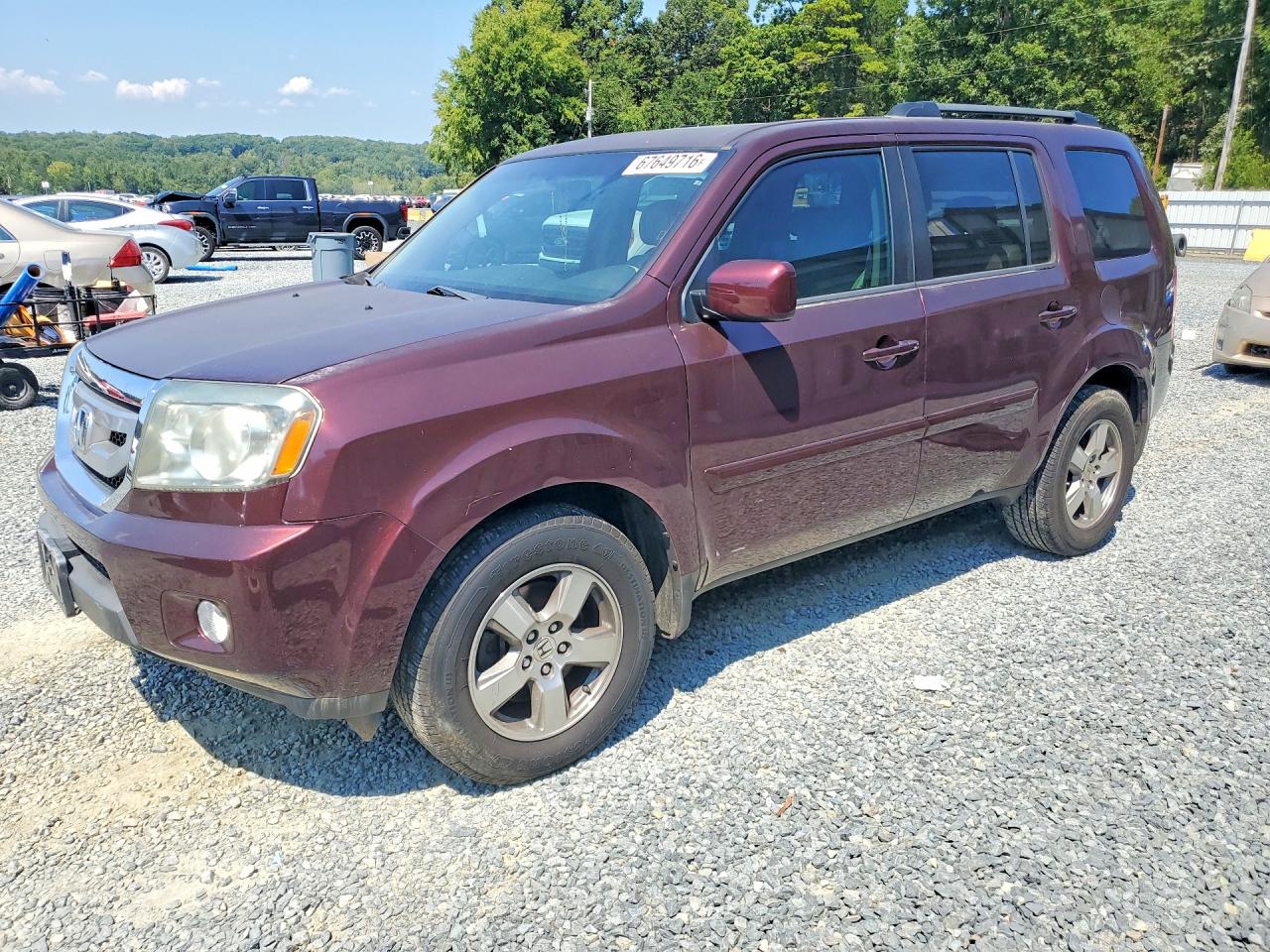 2011 HONDA PILOT EXL | 5FNYF3H53BB050365 | UPCARS